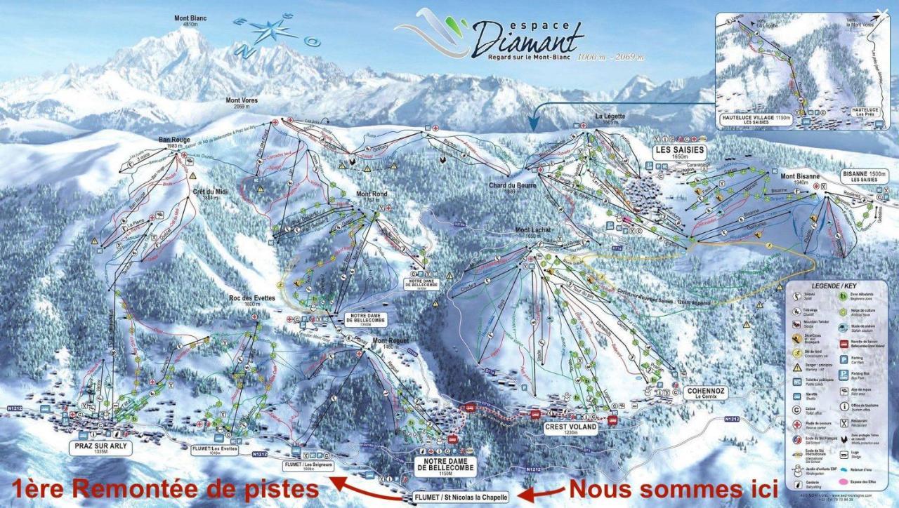 Апартаменти La Taniere De Sven - Vue Montagne Saint-Nicolas-la-Chapelle  Екстер'єр фото